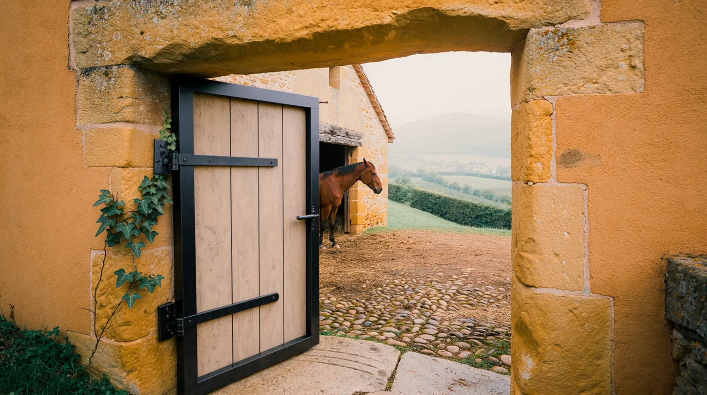 Entrée, Élevage Poneys Shetland de Côte Ferrée, centre équestre à Les Haies