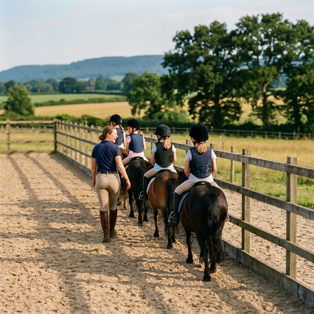 Cours de poney à Les Haies, Rhône